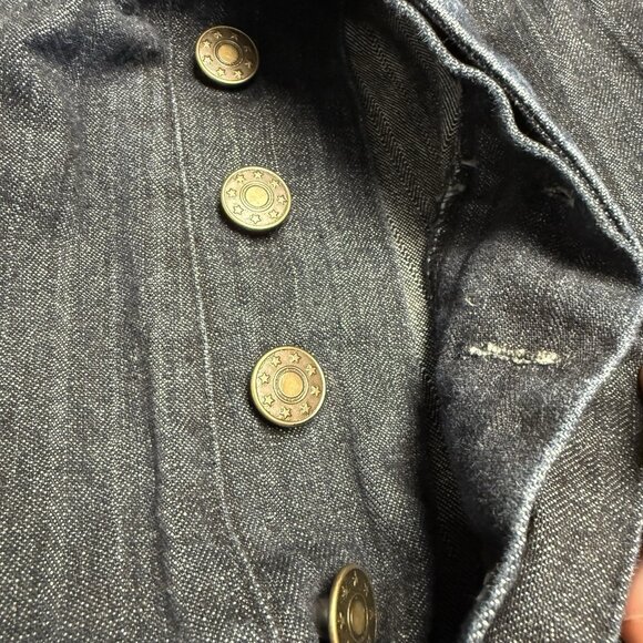 Vintage Frontier Classic Buckle Back Outlaw Trousers Jeans Suspenders Mens 40 - Picture 8 of 14